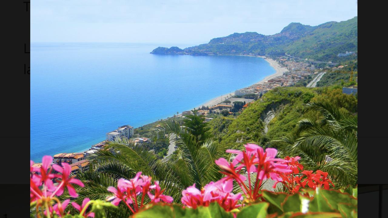 Bed and Breakfast La Nave Sul Mare Di Taormina Letojanni Zewnętrze zdjęcie